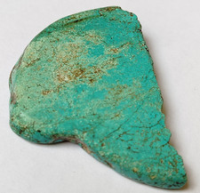 Pierre précieuse Kingman Rough Mine stabilisée dalle turquoise bleue naturell...