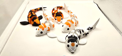 Printed articulated koi - printed,