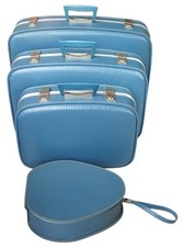 4 Anciennes Valises Bagages Gigognes hôtesse de l air Air France 1960/1970