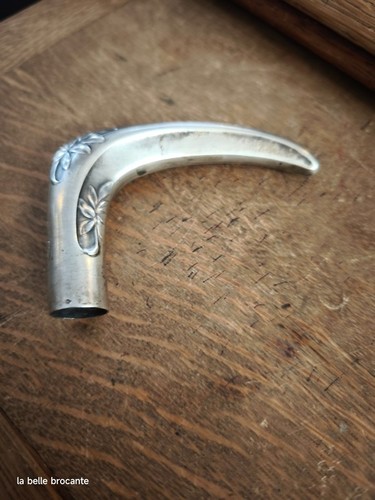 Pommeau canne argent - de, en