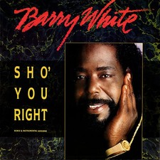 Barry White Sho' You Right 12" Vinyle UK Breakout 1987 Avec Pochette USAT614