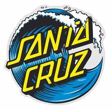 Sticker Plastifié SANTA CRUZ - modèle Wave