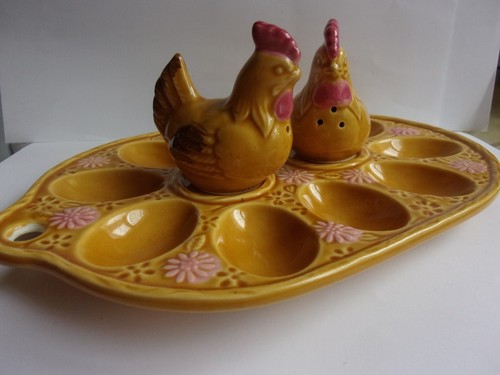 Ancien service oeufs avec - ancien,