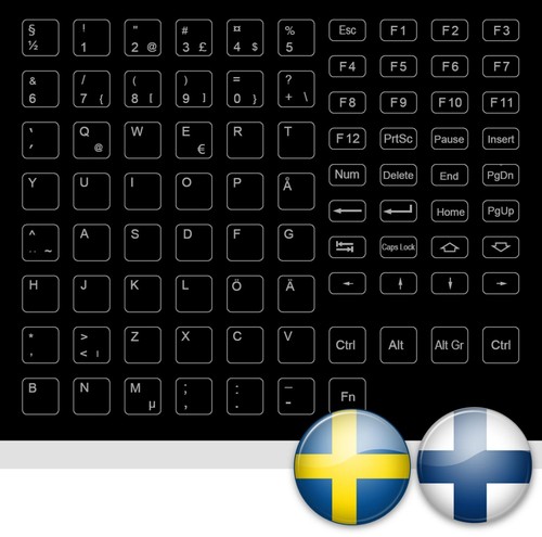 Autocollants clavier - autocollants,