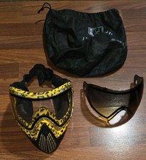 Dye Invision i4 Anti-Fog Paintball Mask Goggles CHEETAH PRINT Clear + Smoke Lens