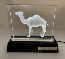 Rare Joe Camel Horeca Glorifier Illuminated Crystal Glass 3D RJ Reynolds