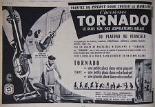 ADVERTISEMENT 1956 TORNADO VACUUM CLEANERS - CEILING TO FLOOR BRUSHES - ADVERTISING