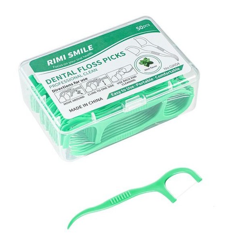 50pcs fil dentaire - fil, hygiène