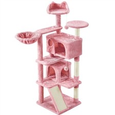 Arbre à Chat Multiniveau à Grimper Griffoir Grattoir avec Niche / Jouet Balle 