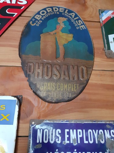 Grande plaque tole ancienne - grande,