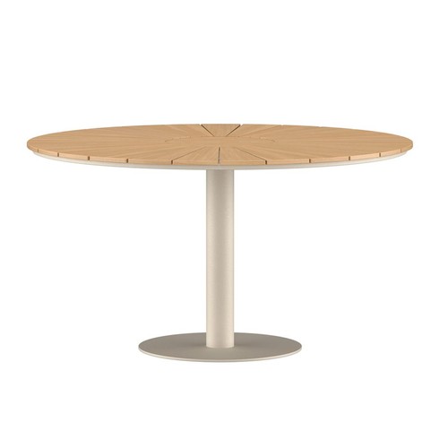 Table jardin ronde teck - ronde, en