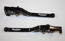 LEVIERS RACING FREIN EMBRAYAGE TRIUMPH BONNEVILLE T 100 T120 LOGO
