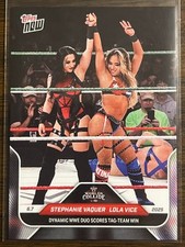 2025 Topps Now WWE #60 Stephanie Vaquer Lola Vice Dalys Worlds Collide