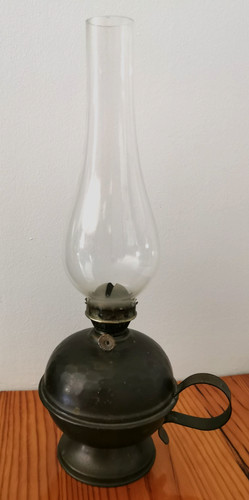 Ancienne lampe pétrole en - ancienne,