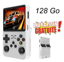 R36S Console de Jeux Portable 128Go 21 Émulateurs Arcade, PS1, N64, SNES