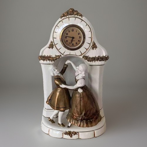 Horloge céramique blanche - céramique,