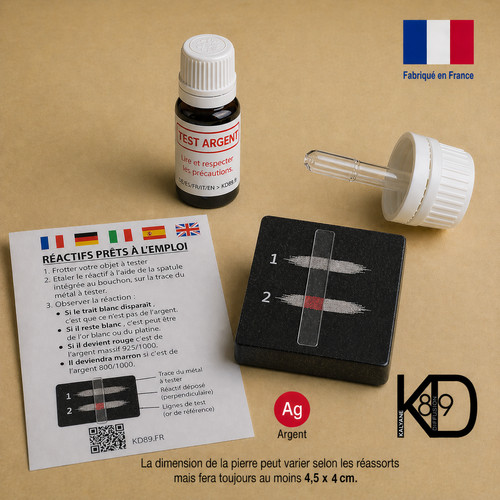 Testeur acide argent - testeur,