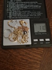 Lot bijoux or 9ct 375 (11