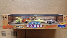 Hot wheels 2000 night at the race 48 Ford woodie, sprint car et trailer (C8)