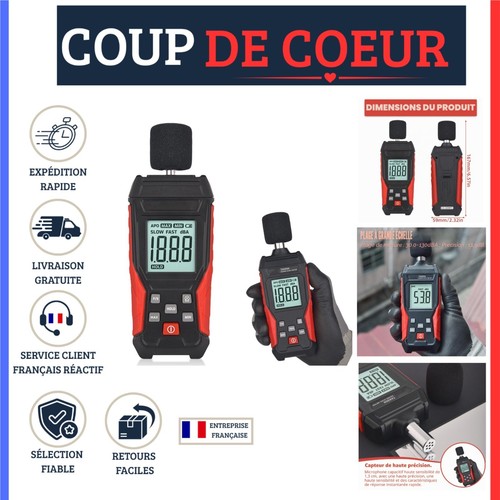 Sonomètre 650a mesureur de - ta-650a,
