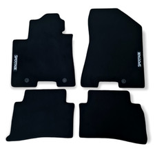 Car Floor Mats Velour For Kia Sportage Waterproof Black Carpet Auto Liners New
