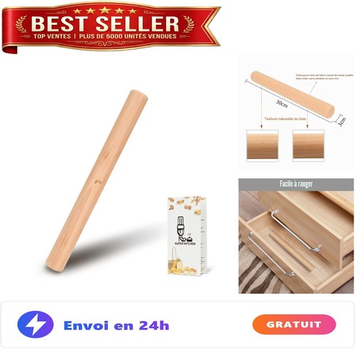 Rouleau pâtisserie bois - pâtisserie, en