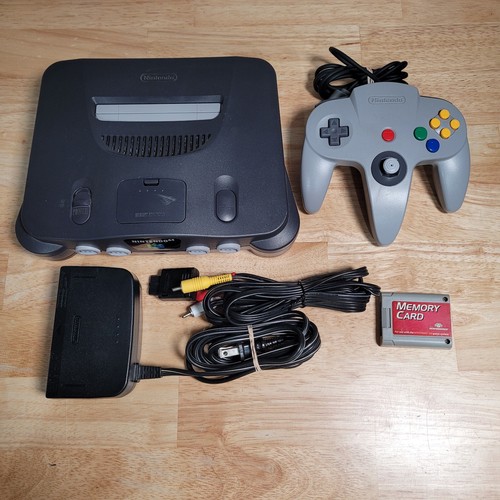 Nintendo n64 console - console, black