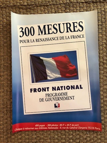Affiche front national le - affiche,