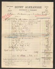 PARASSY (18) ROOFER / ROOF ""Alexandre BOUET"" in 1924