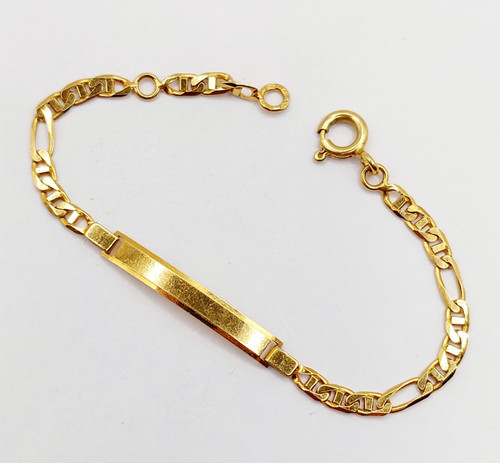 Bracelet gourmette fin - , 9k