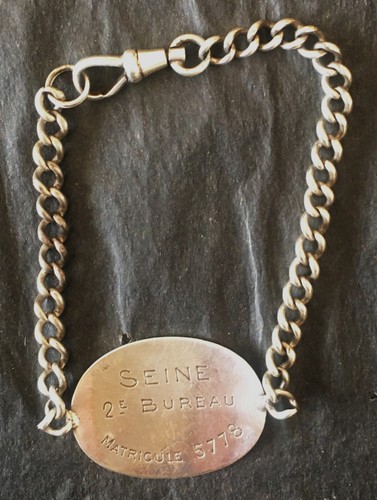 Bracelet plaque identité - bracelet,