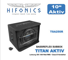 Subwoofer actif Bass Reflex