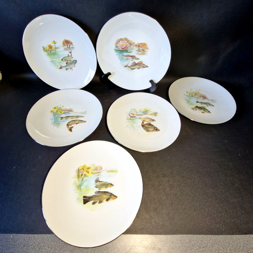 Assiettes à poisson en - assiettes,