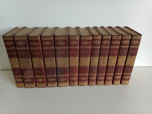 Sainte bible latin et - la, en