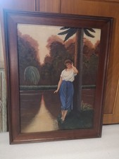 tableaux anciens huile(E. S)