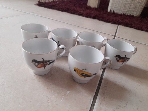 Lot tasses oiseaux - de,