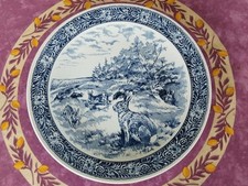 Grand Plat Boch 39,5cm Faience