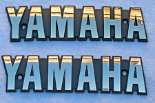 Yamaha XS1100 OEM Set of 2 Gold Badges Emblems Decal XJ1100 XS1100 Fuel Gas Tank