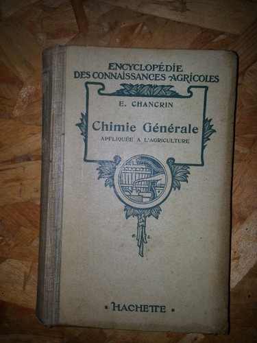Chimie générale appliquée - générale,