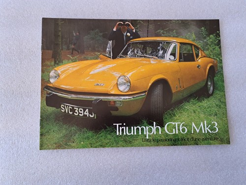 1971 brochure triumph gt6 mk3 - 1971,