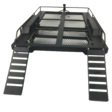 Remorque En Métal Robuste, Double Essieu Pour Accessoires De Voiture Sur