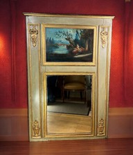 TRUMEAU XVIIIe  EN BOIS LAQUÉ