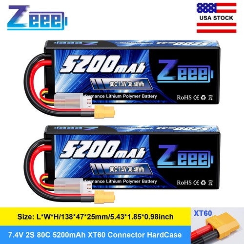 Zeee 5200mah lipo - 2x,