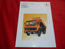 1983 Mercedes NG 1217 AK AWD Tipper Truck Brochure Brochure Depliant