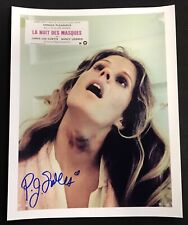 PJ Soles Signed Auto Actor Halloween La Nuit Des Masques  8x10 Color Photo