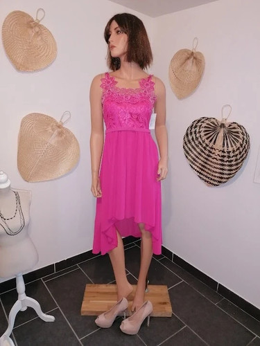 Robe fushia cérémonie - de,