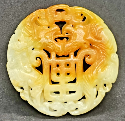 Jade hetian dragon artisanat - jade,