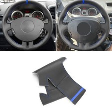 Blue-strip Steering Wheel Cover For Renault Clio 3 RS 2005 2006 2007 2008 2009