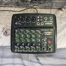 6 Channel Audio Mixer Mixing Console Led Screen USB Powered Podcast Music Mic 