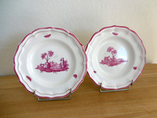 DEUX ASSIETTES CREUSES FAIENCE